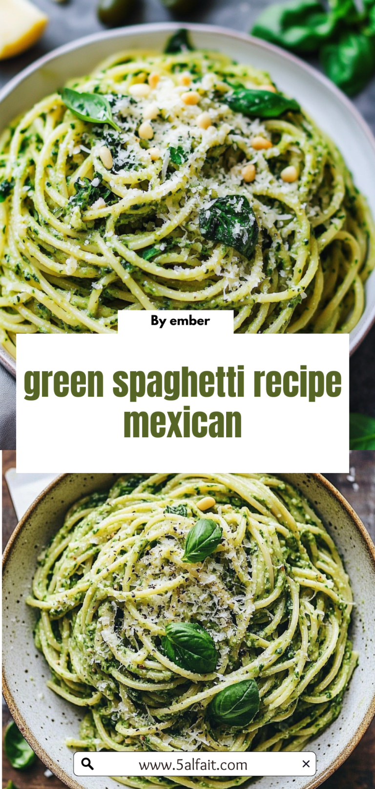 Green Spaghetti Recipe – A Mexican Twist on Pasta