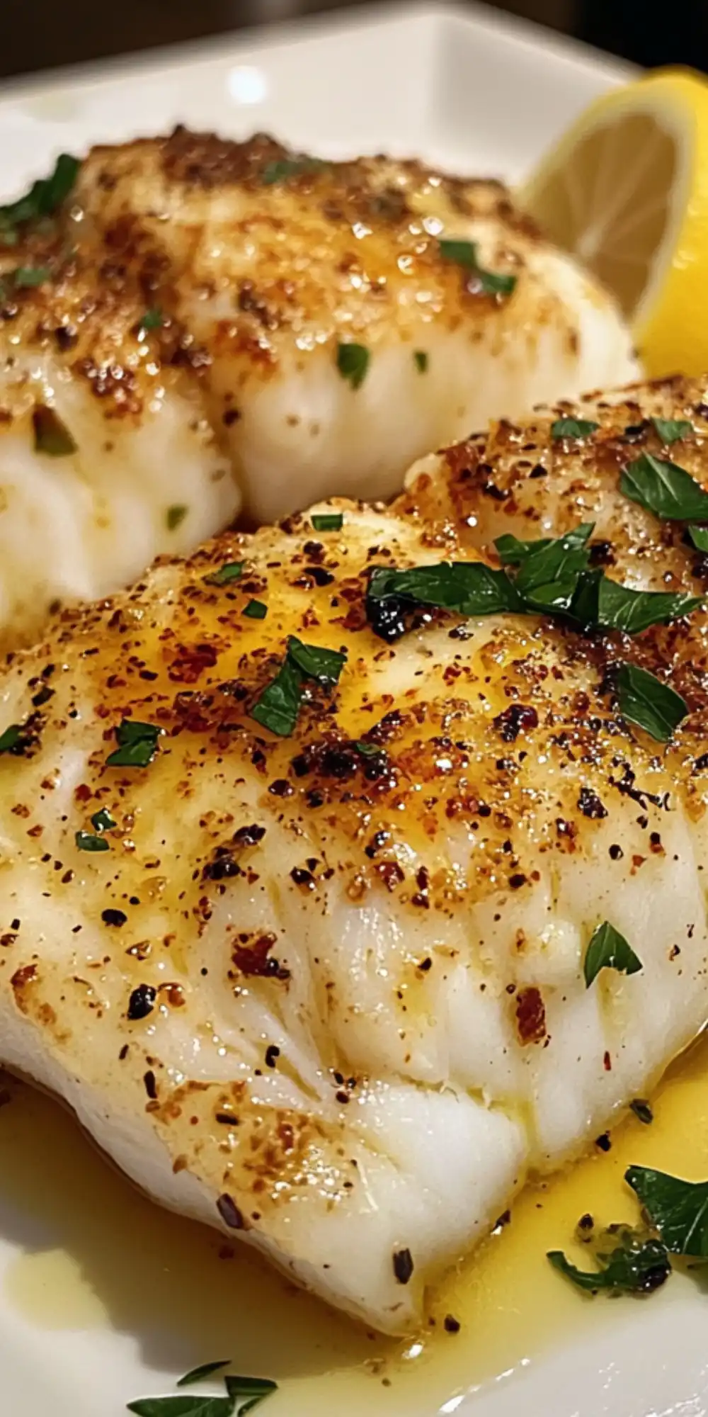 Lemon Butter Baked Cod Recipe