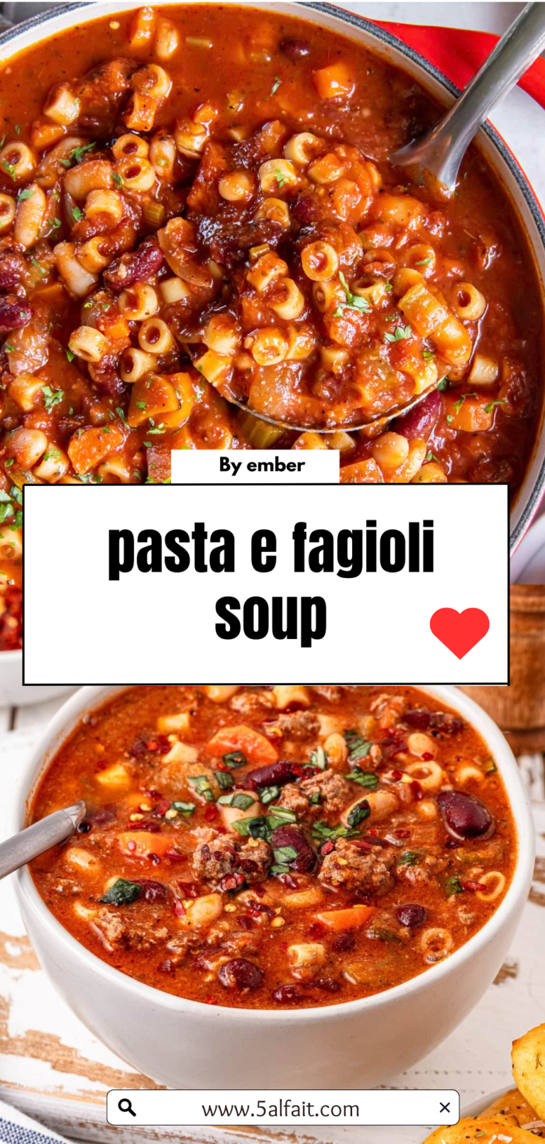 Classic Pasta e Fagioli Soup Recipe | Hearty Italian Comfort Food