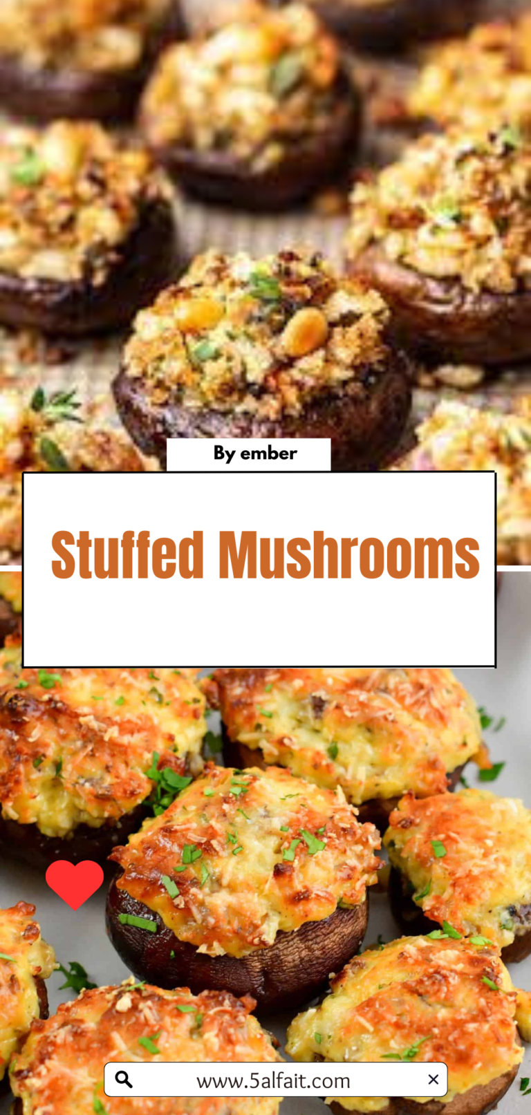 Easy Stuffed Mushrooms Recipe | Perfect Appetizer or Side Dish