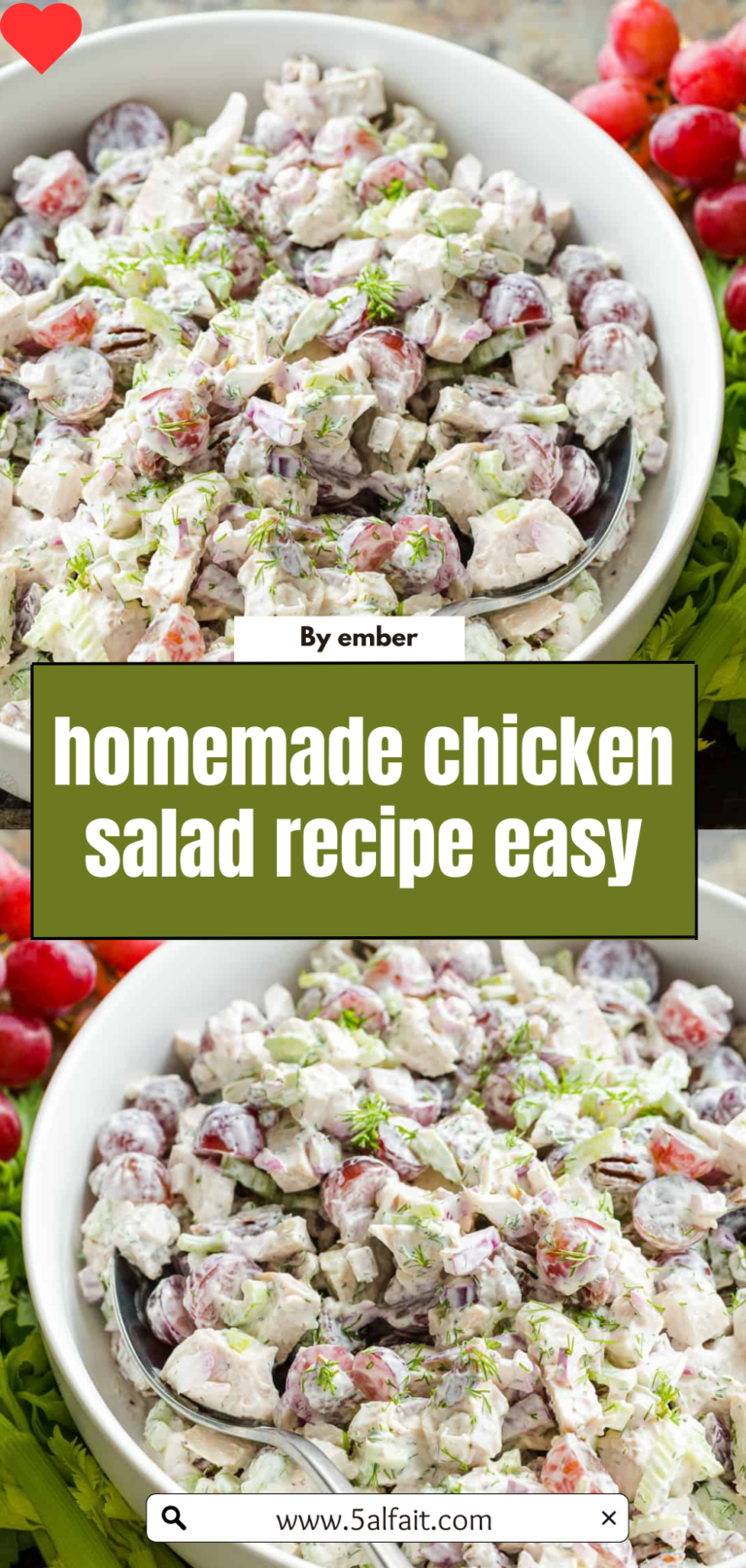 Easy Homemade Chicken Salad Recipe – Quick, Creamy & Classic Comfort