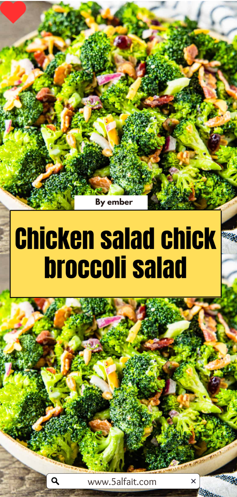 🥦 Chicken Salad Chick Broccoli Salad Copycat Recipe – Creamy, Tangy, and Packed with Crunch