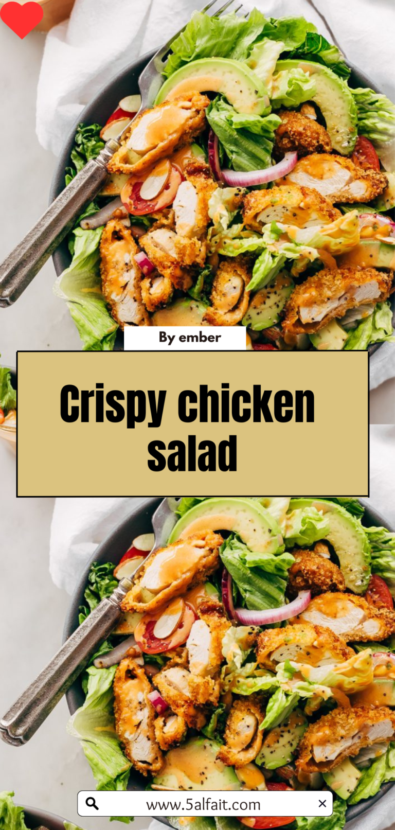 Crispy Chicken Salad Recipe – Fresh, Crunchy, and Full of Flavor