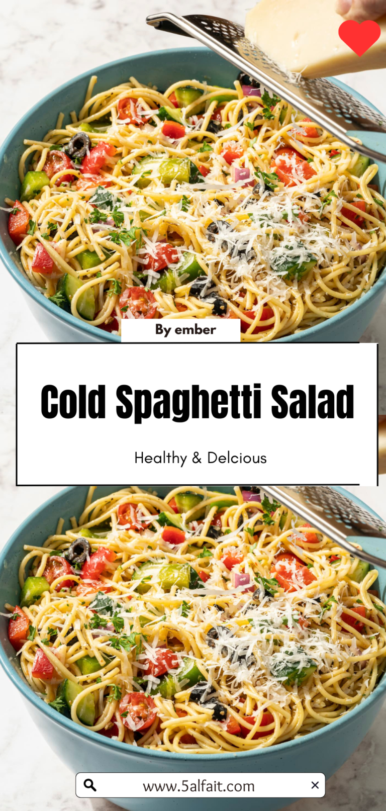 Cold Spaghetti Salad Recipe – A Flavor-Packed Summer Classic