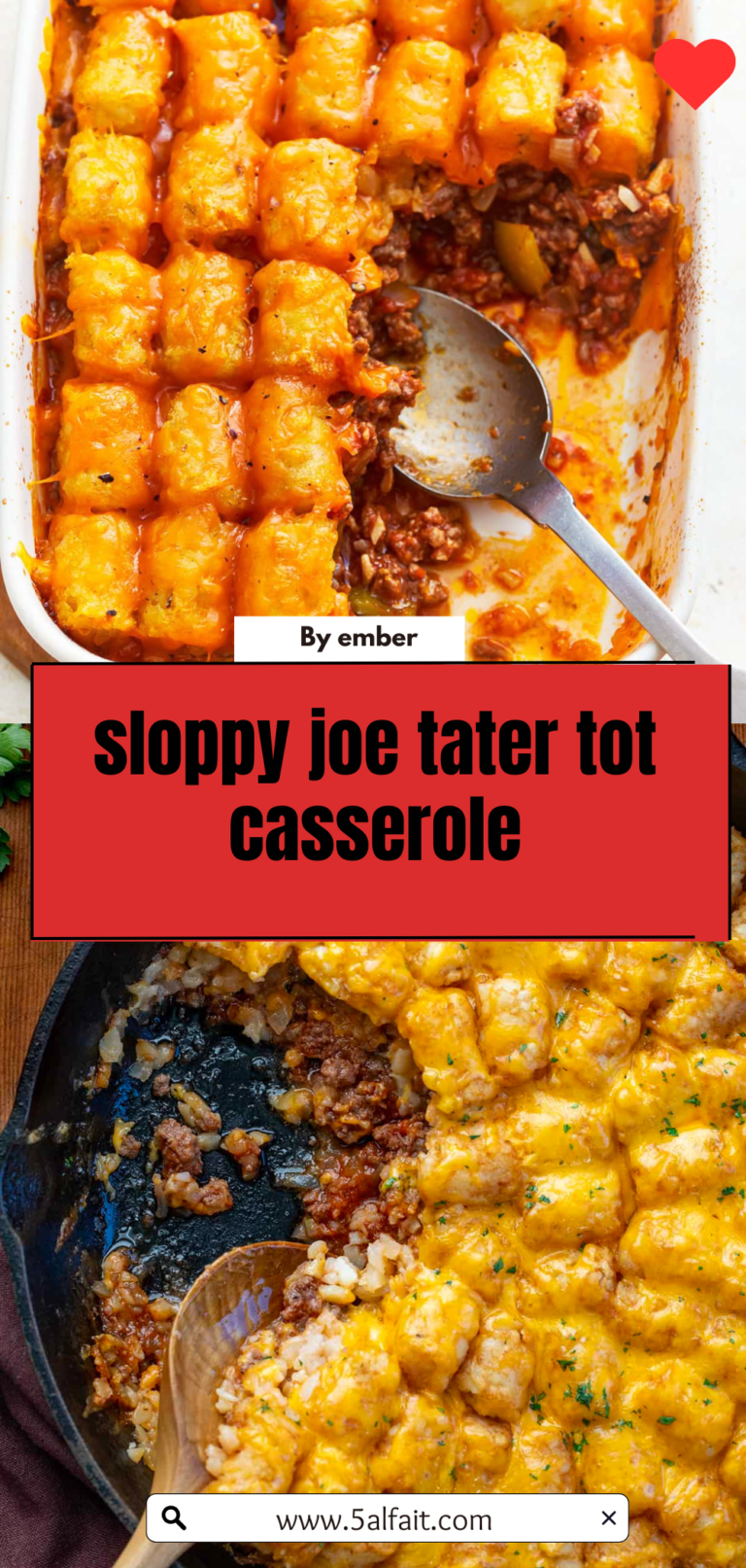 🍽️ Sloppy Joe Tater Tot Casserole – The Ultimate Cheesy, Crispy Comfort Food