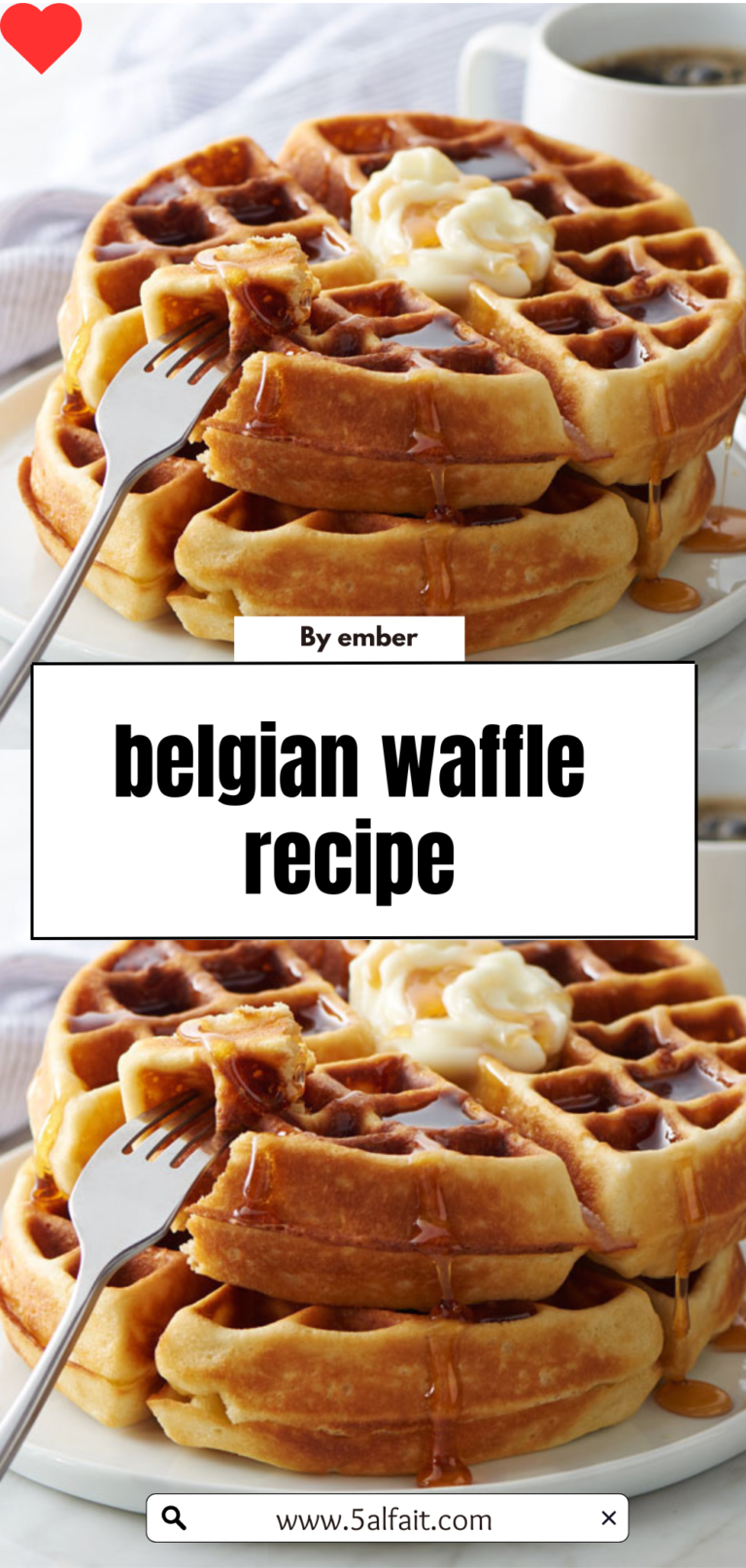 Belgian Waffle Recipe – Light, Fluffy, and Irresistibly Crispy