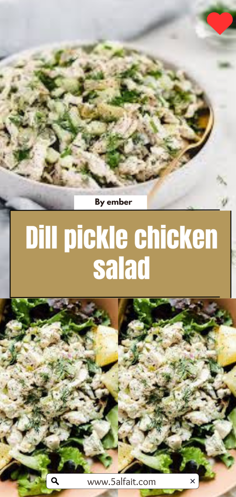 🥒 Dill Pickle Chicken Salad: A Tangy, Creamy Twist