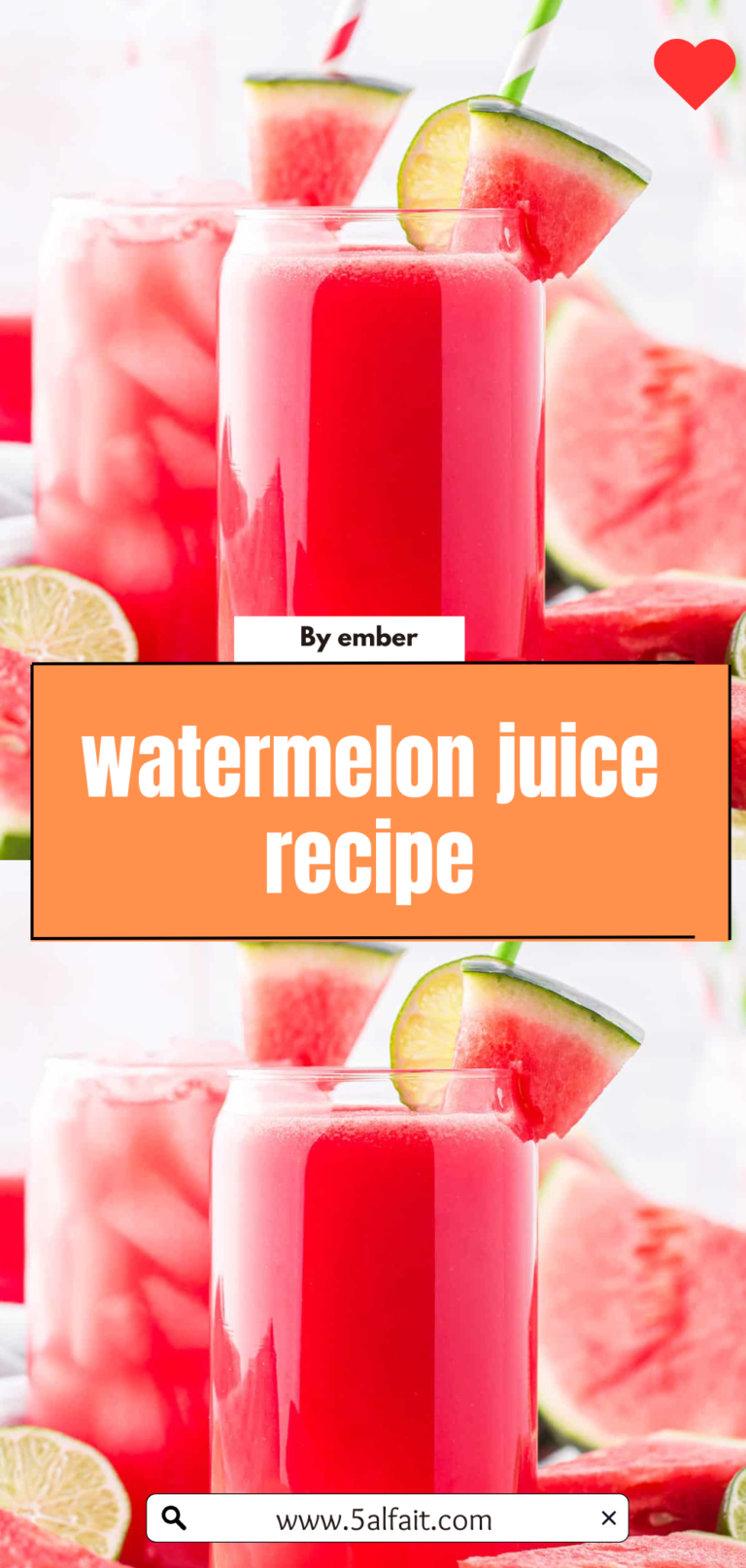 🍉 Watermelon Juice Recipe – Naturally Sweet & Refreshing!