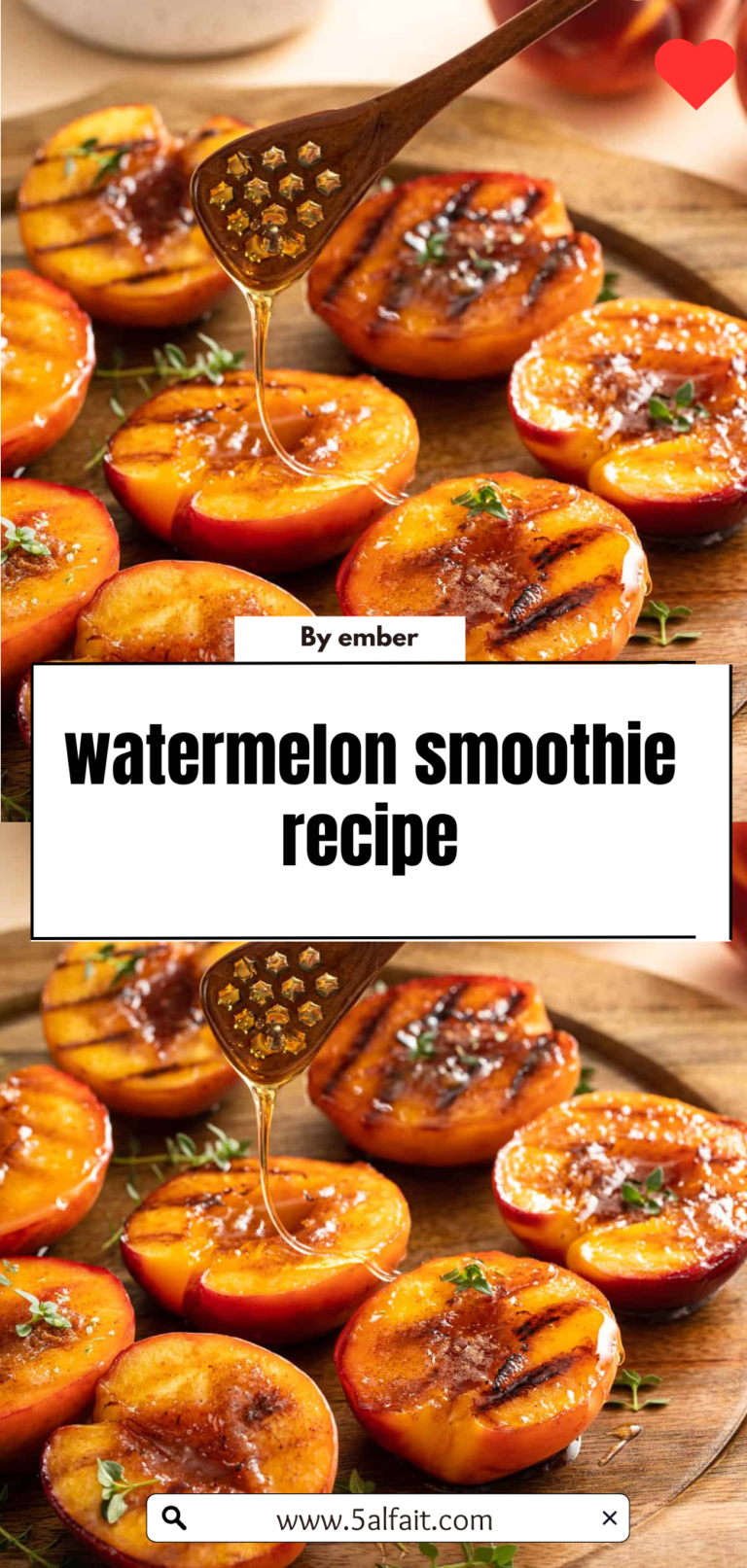 🍑 Grilled Peaches Recipe – A Sweet and Smoky Summer Treat!