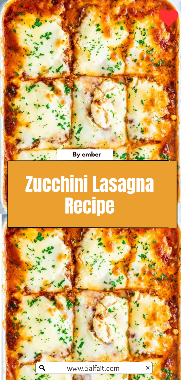 🍽️ Zucchini Lasagna – A Healthy and Flavorful Twist on the Classic Dish!
