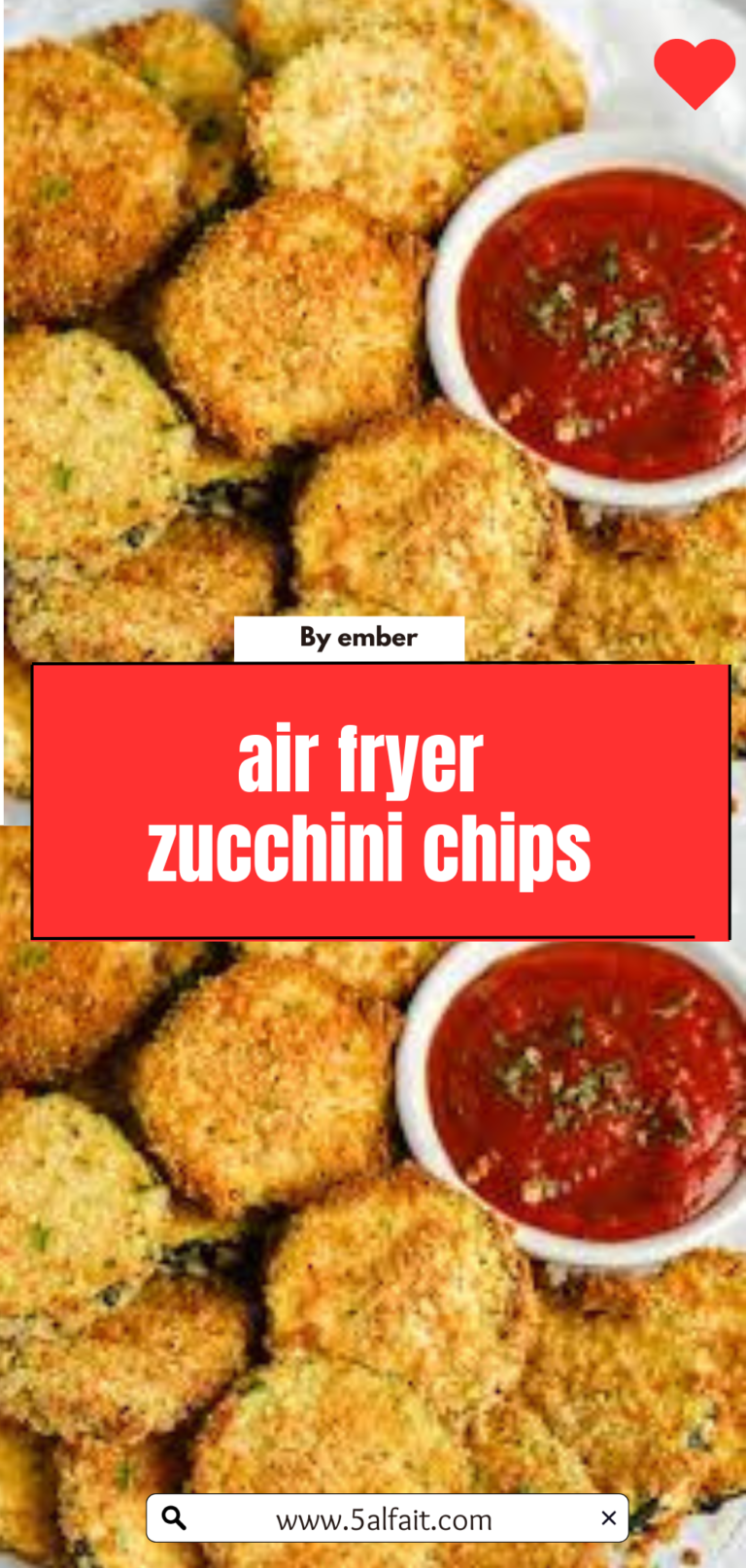 🌟 Air Fryer Zucchini Chips – Healthy, Crunchy, and So Addictive!