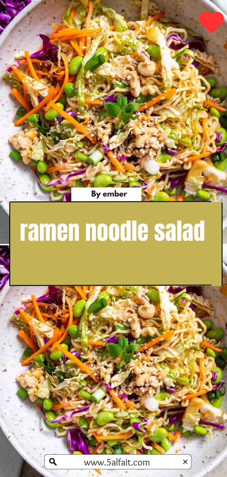 🌟 Crunchy Ramen Noodle Salad – Fresh, Easy, and Irresistible!