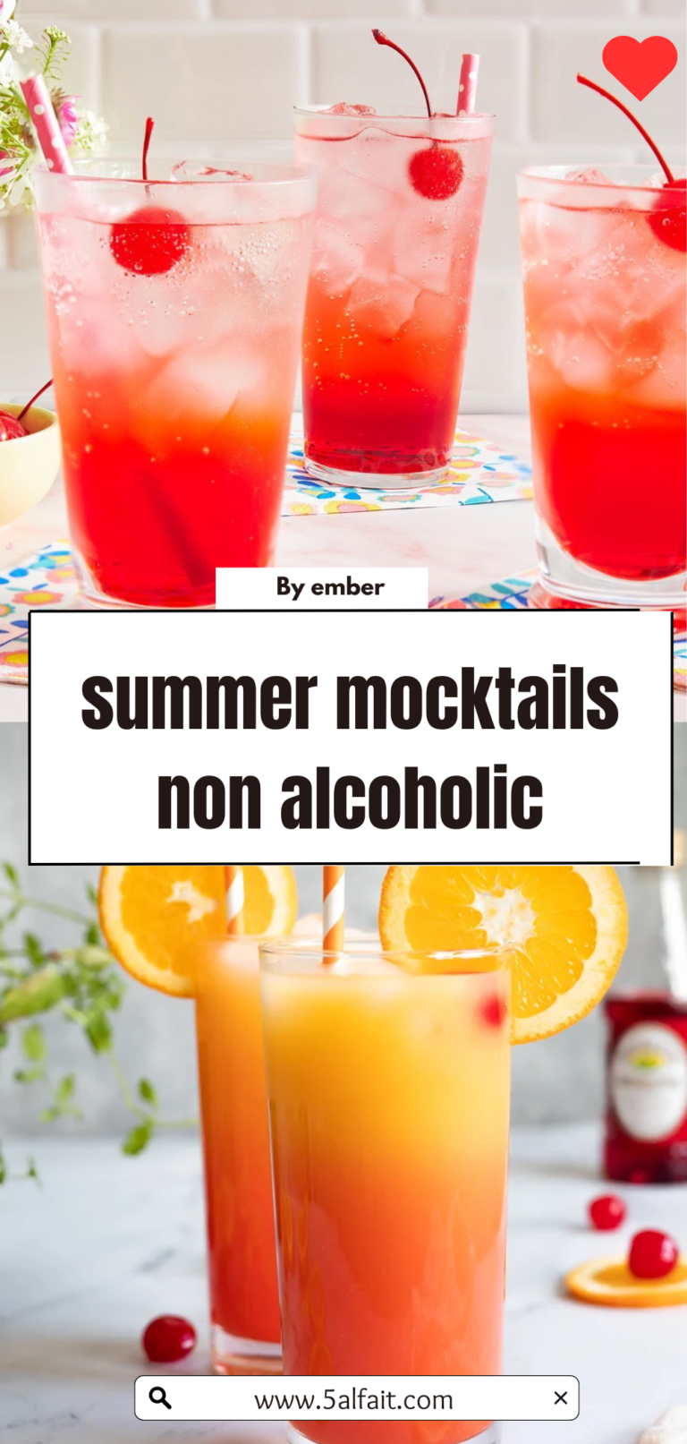 🍹 Refreshing Summer Mocktails – Delicious Non-Alcoholic Drink Recipes for Hot Days!