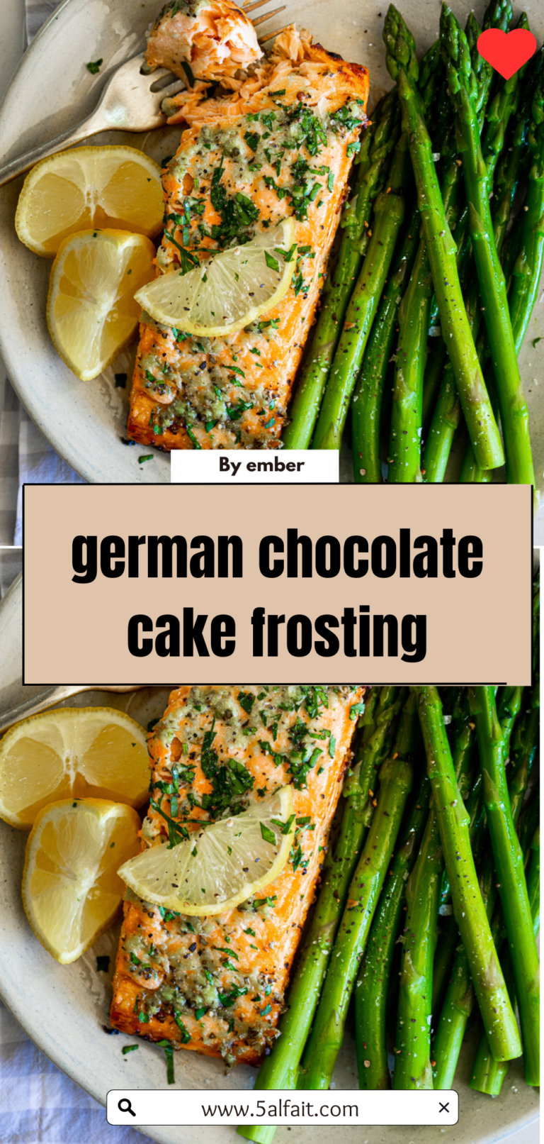 🐟 Baked Salmon in Foil with Asparagus and Lemon Garlic Butter Sauce