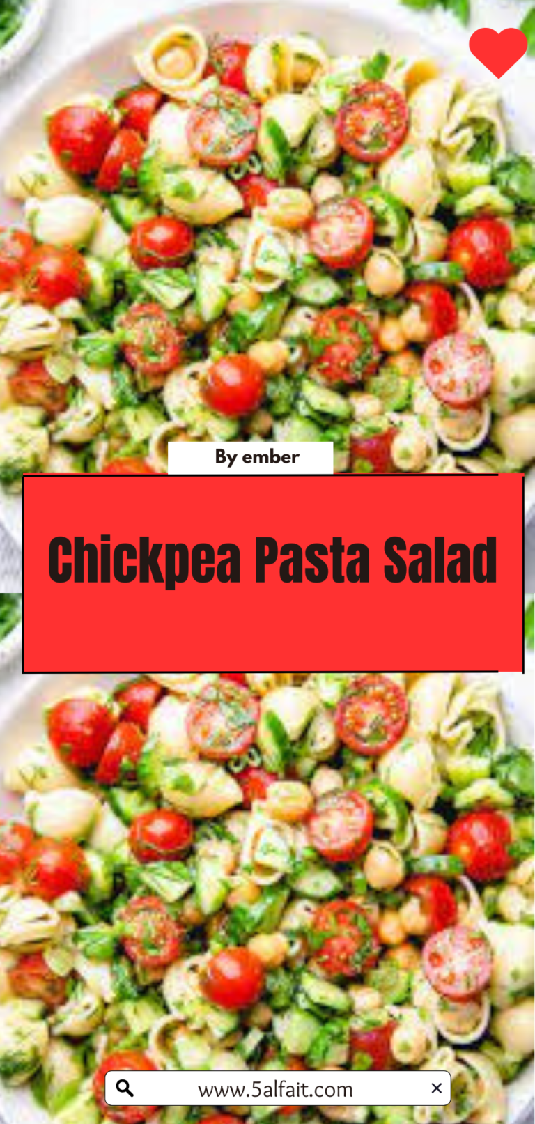 Easy Chickpea Pasta Salad with Feta | Vegan, Healthy & Perfect for Summer