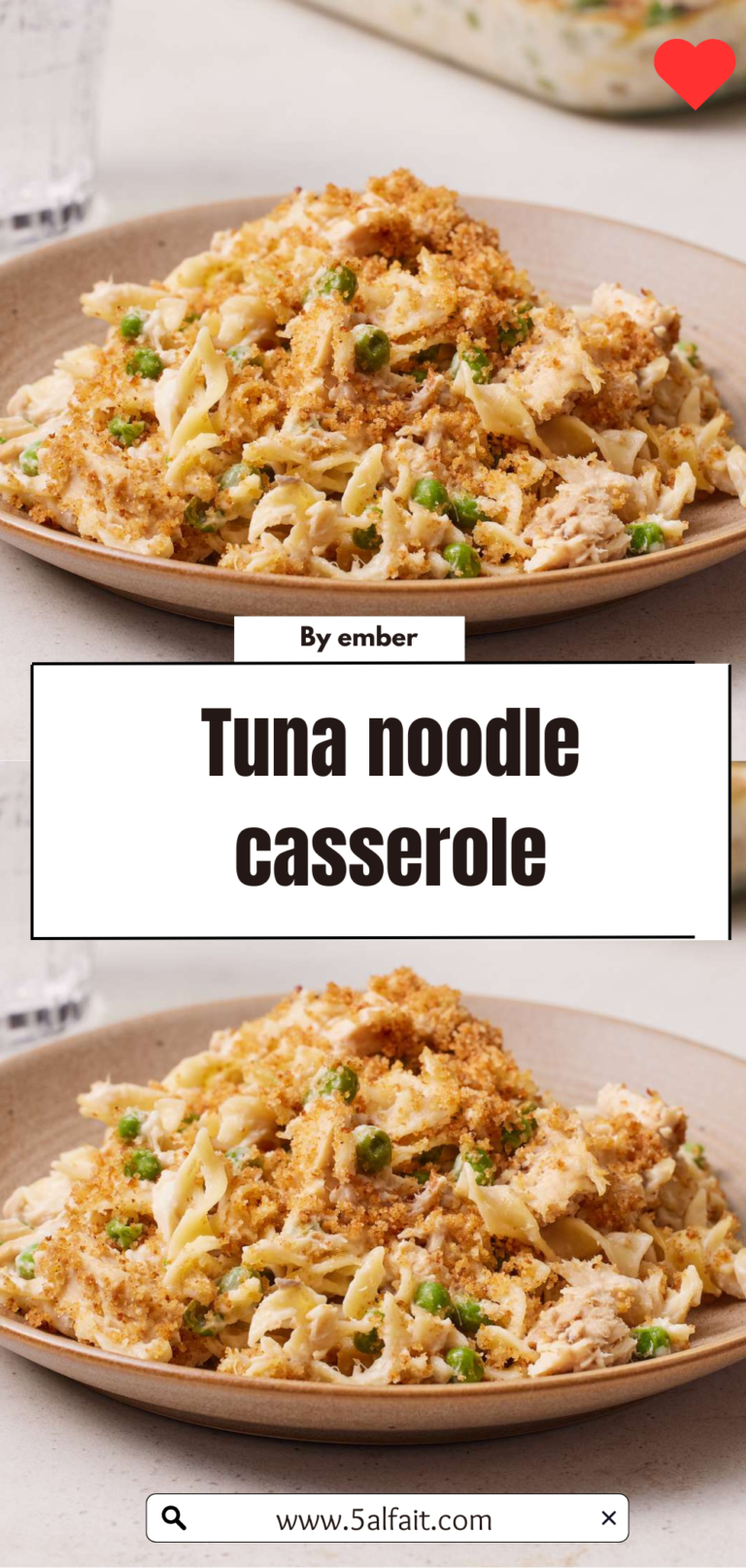 Cheesy Tuna Noodle Casserole with Colby Jack | Easy Chicken or Tuna Casserole Recipe