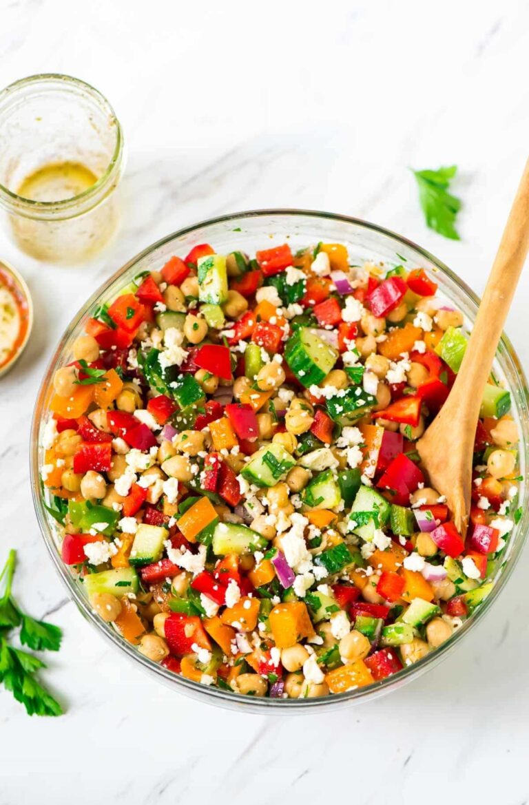 Easy Chickpea Salad – Low Point, Light & Perfect for Simple Packed Lunch Ideas