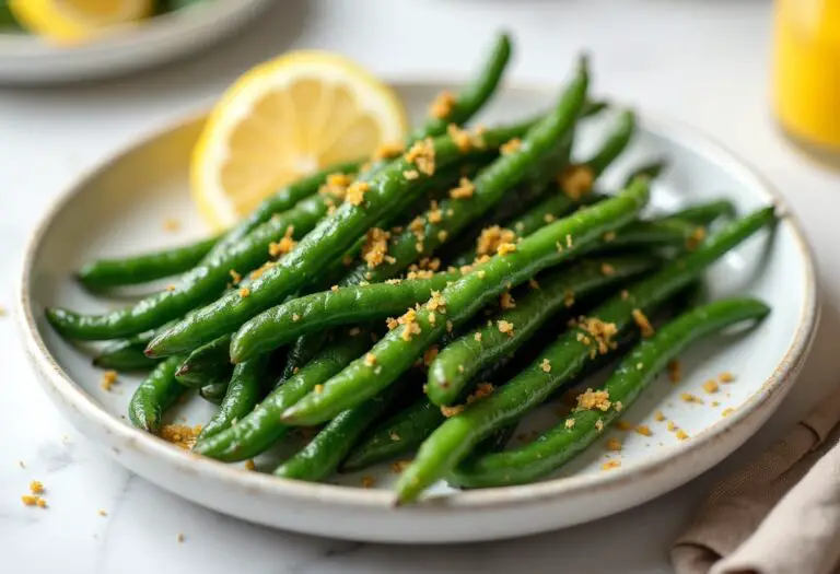 Air Fryer Garlic Green Beans