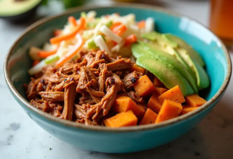 BBQ Chicken and Roasted Sweet Potato Bowls