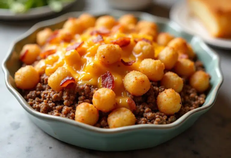 Bacon Cheeseburger Tater Tot Casserole