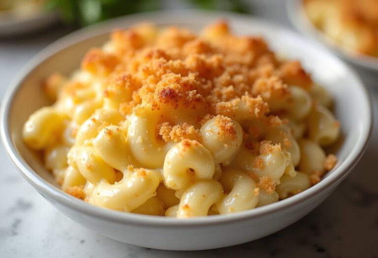 Baked Cauliflower Mac and Cheese