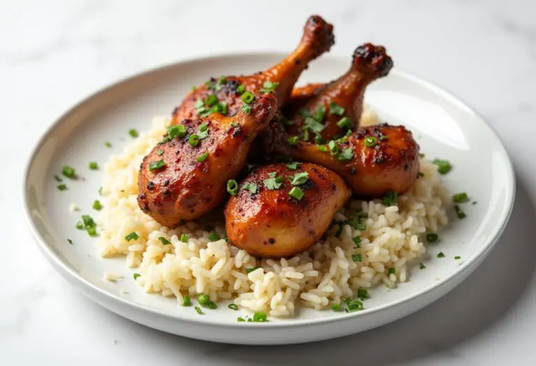 Baked Chicken Legs and Rice: A Flavorful Family Favorite