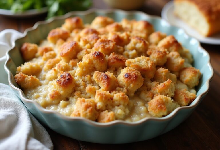 Baked Chicken and Stuffing Casserole