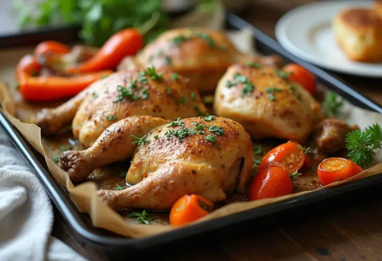 Baked Italian Chicken and Vegetables