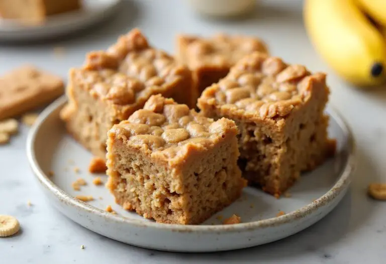 Banana Peanut Butter Oatmeal Bars