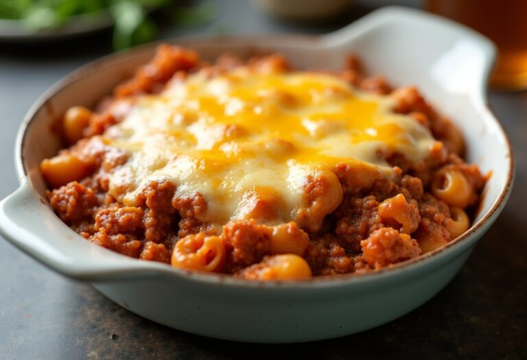 Beefy Cheesy Pasta Bake: Comforting Casserole Perfection