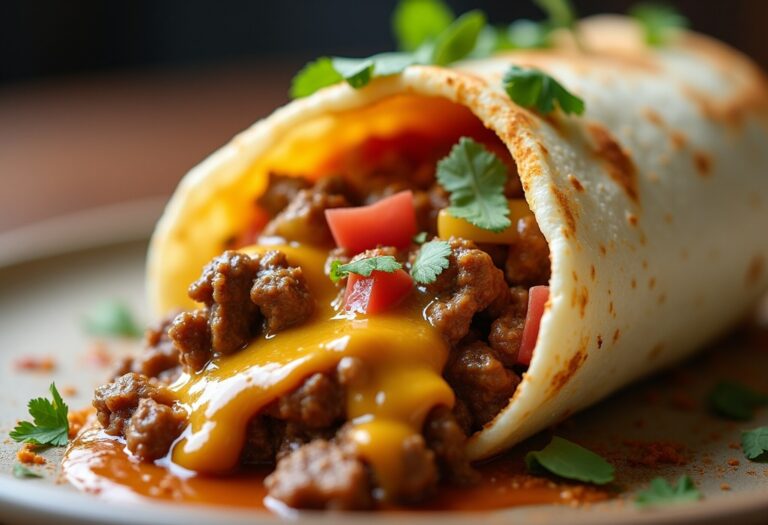 Beefy Melt Burrito: A Flavor-Packed Handheld Delight