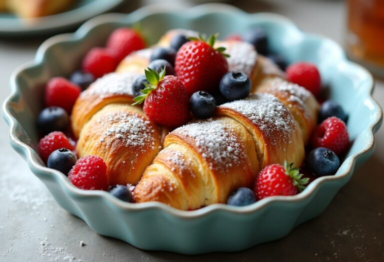 Irresistible Berry Croissant Bake