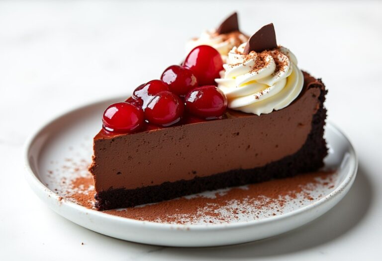 Decadent Black Forest Cheesecake