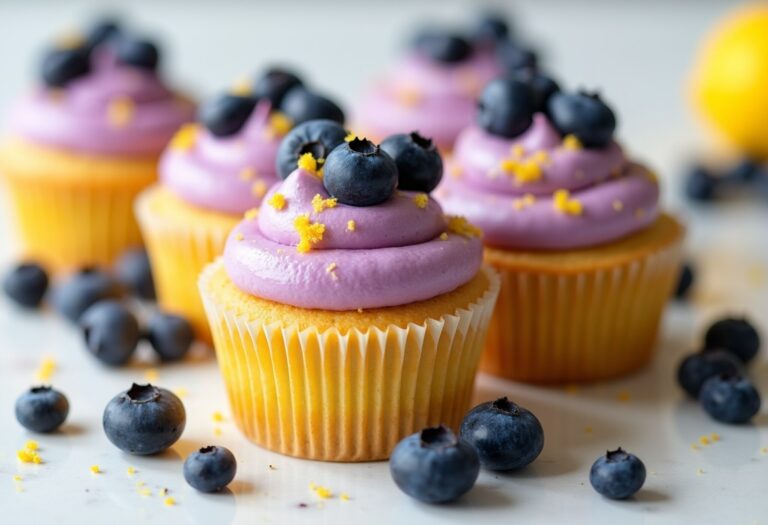 Blueberry Lemon Cupcakes: A Vibrant and Flavorful Treat