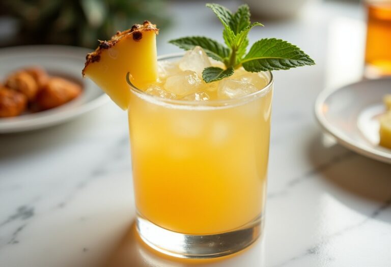 Bourbon Pineapple Smash: A Tropical Twist on a Classic Cocktail