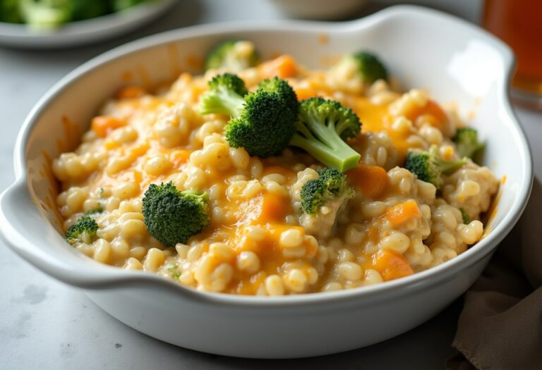 Broccoli Rice Cheese Chicken Casserole