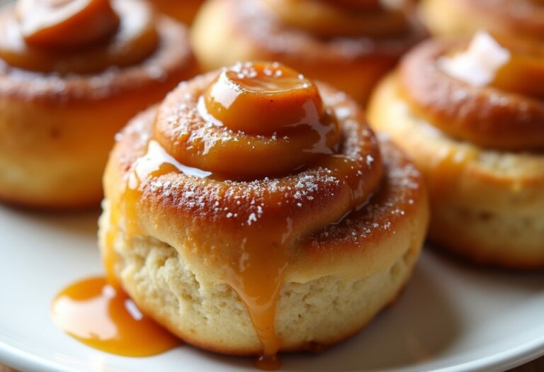 Caramel Apple Cinnamon Rolls