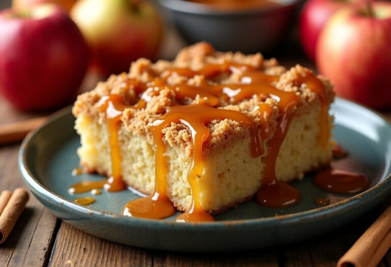 Caramel Apple Dump Cake: A Decadent Dessert for Effortless Indulgence