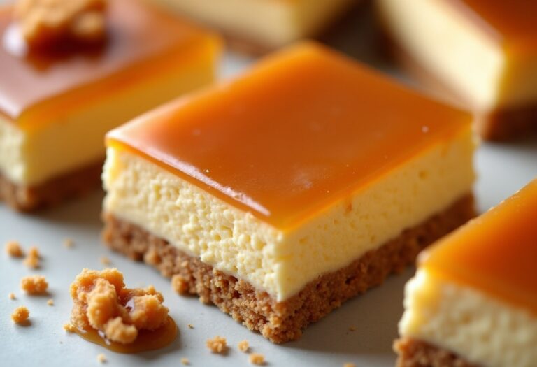 Caramel Cheesecake Bars: Indulgent Dessert Delight