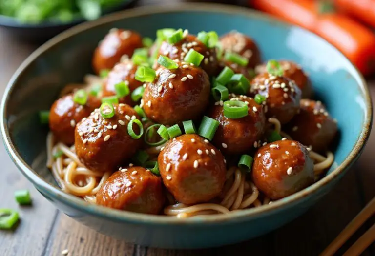 Delicious Asian-Inspired Crockpot Meatballs