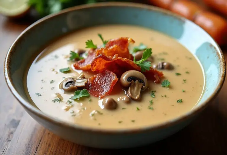 Creamy Bacon Mushroom Soup