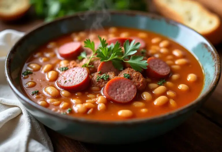 Hearty Bean Soup with Smoky Kielbasa