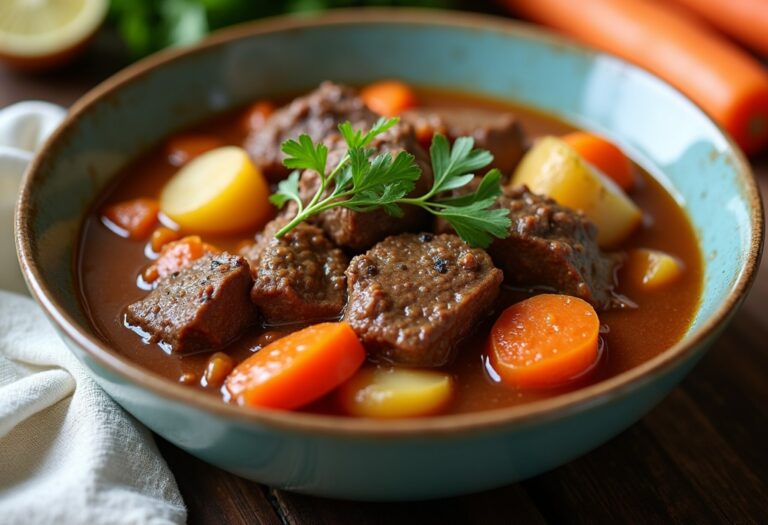 Beef Stew with Potatoes and Carrots