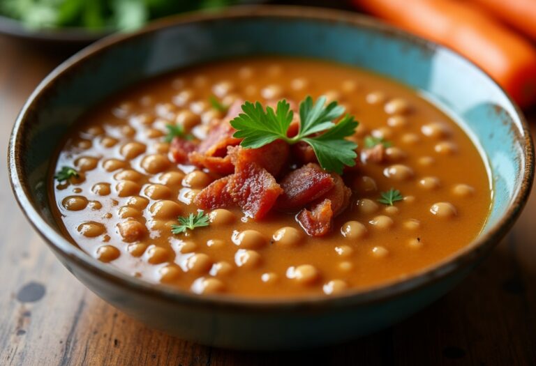 Comforting Black Eyed Pea Soup with a Twist