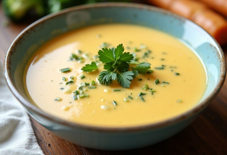 Creamy Broccoli Potato Cheese Soup
