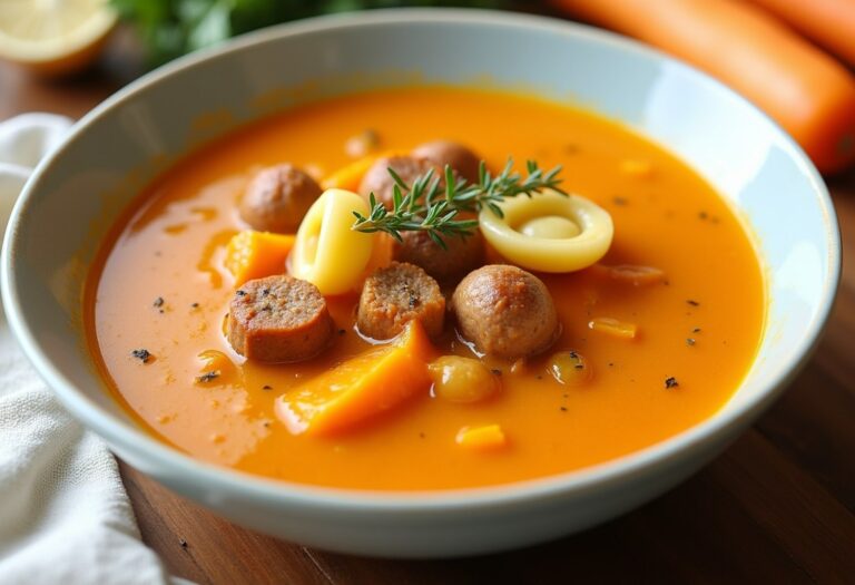Butternut Sausage Tortellini Soup
