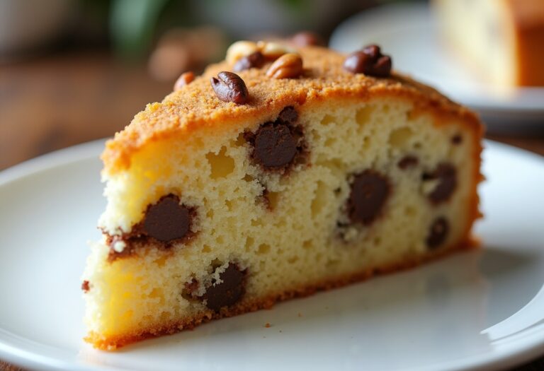 Irresistible Cake with Nuts and Chocolate