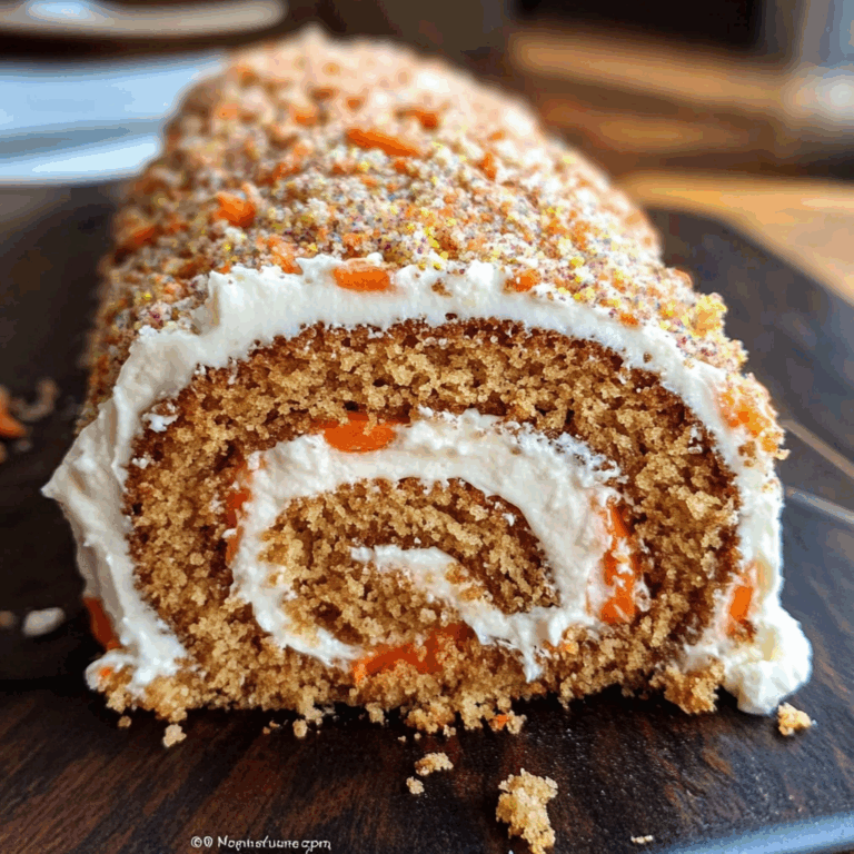 Irresistible Carrot Cake Roll