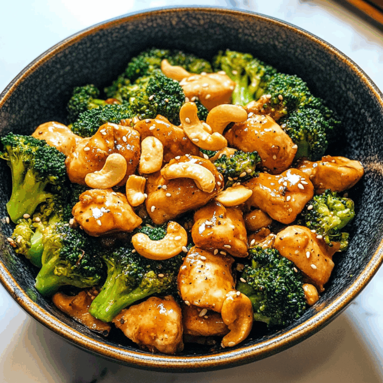 Cashew Chicken and Broccoli: A Flavorful, Healthier Take on a Takeout Classic