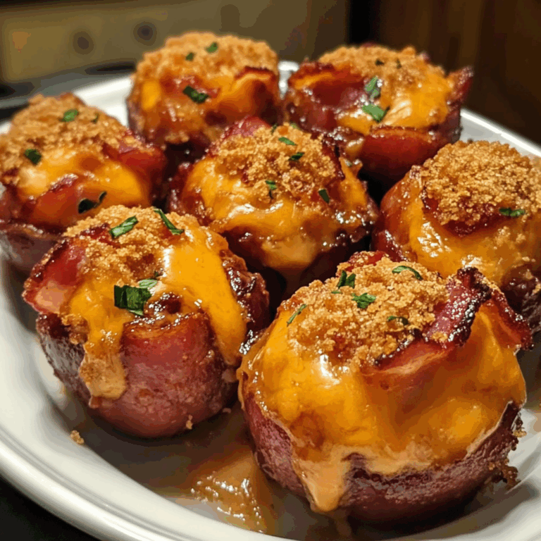 Cheddar-Stuffed BBQ Bacon Bombs